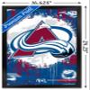 Trends International NHL Colorado Avalanche - Maximalist Logo 23 Wall Poster, 22.4L x 14.7W, Black Framed Version view 3