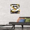 NHL Pittsburgh Penguins - Maximalist Logo 23 Wall Poster, 22.4L" x 14.7W", Premium Unframed Version view 2