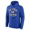 Fanatics Men's Royal Los Angeles Rams Between The Pylons Pullover Hoodie view 2