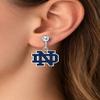 Notre Dame UniversityLogo Earrings (CLIP) view 2