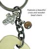 Abbey + CA Gift Travel Safely Key Ring, Birthday or Christmas Gift for Christian Men (Guardian Angel) view 4