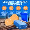 Extra Large Boat Bail Sponge and Bone Sponge Set, 6 Pack Cellulose and Soft Touch Sponges for PWC, Kayak, Pontoon, or Car Washing and Cleaning, Includes Storage Bag view 3