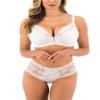 Fantasie Women's Fusion Lace Underwire Padded Plunge Bra White view 3