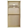 Slick Woody's Professional-Grade Cornhole Boards - 4'x2' Solid Wood Regulation Football Team Corn Hole Toss Game with 8 Resin Filled Bags view 4