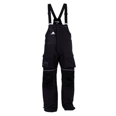 ICEARMOR by Clam Delta Float Bib Insulated, Waterproof Ice Fishing Bib with MotionFloat Technology Black/Black (3XL)