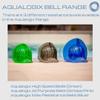 AquaLogix Bell Combo (2 Sets) | High Resistance Blue & Medium Resistance Smoke Bells | Pool Strength Equipment for Upper Body & Core | Pool Dumbbells | Water Weight | Joint Friendly view 2