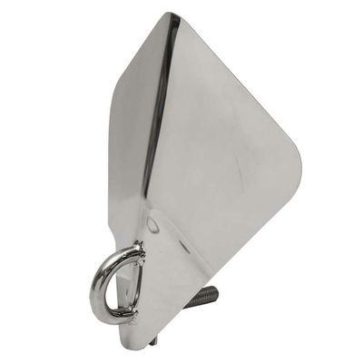 Chaparral Boat Bow Chafe Plate 20.00013 | 246 SSI 9 7/8 x 7 3/4 Inch Stainless
