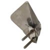 Chaparral Boat Bow Chafe Plate 20.00013 | 246 SSI 9 7/8 x 7 3/4 Inch Stainless view 2
