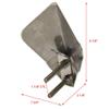 Chaparral Boat Bow Chafe Plate 20.00013 | 246 SSI 9 7/8 x 7 3/4 Inch Stainless view 3