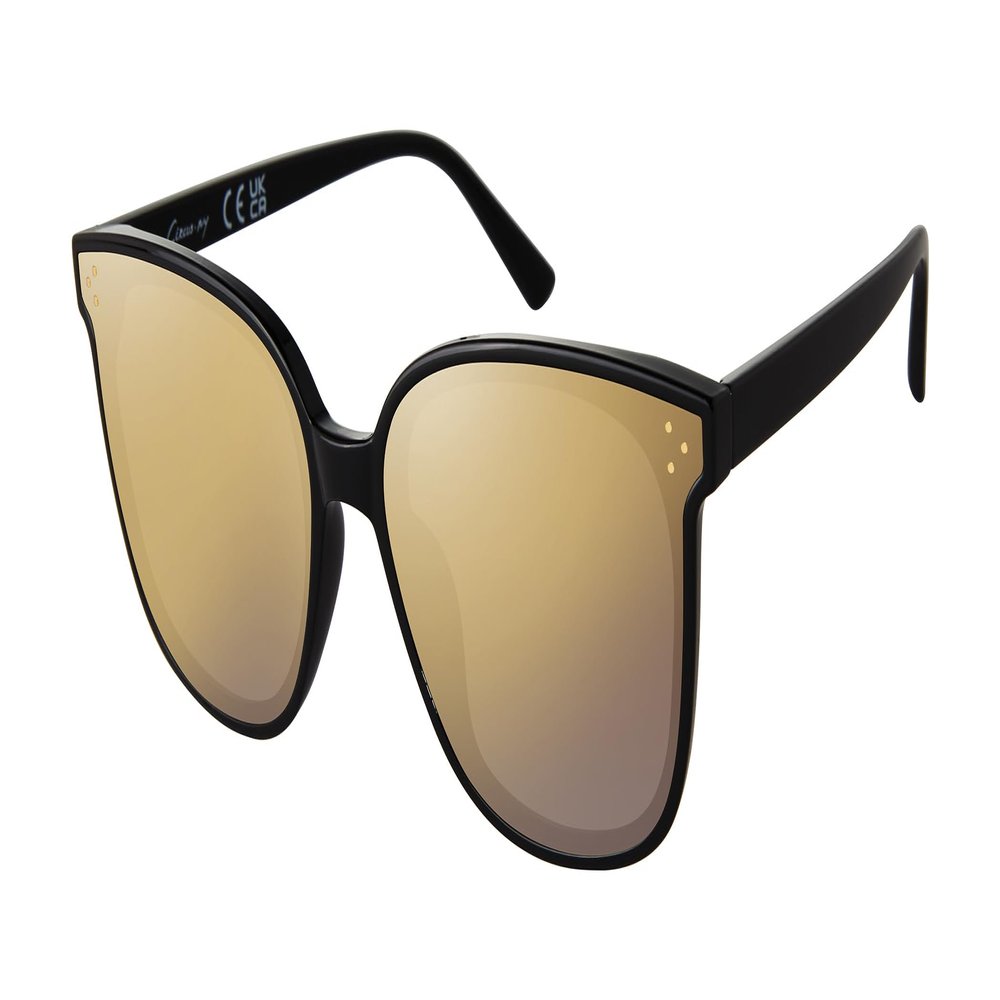 Circus NY by Sam Edelman Women's CC610 Retro Round Cat Eye Sunglasses with UV400 Protection - Trendy Gifts for Her, 63mm