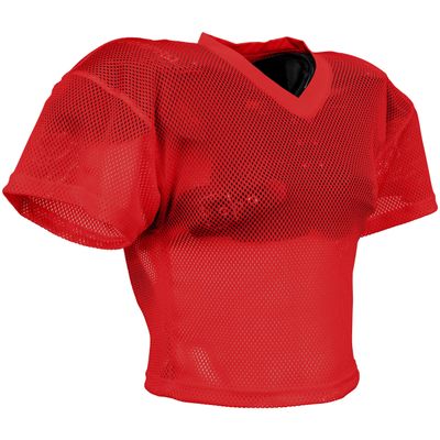 Shuffle Football Practice Jersey, Youth Medium, Scarlet