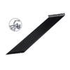 ZYAMY 12pcs 290mm/11.4inch 14G J Bend Bicycle 304 Stainless Steel Spokes with 12mm Nipples Cycle Spokes, Black view 3