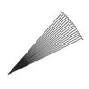 ZYAMY 12pcs 290mm/11.4inch 14G J Bend Bicycle 304 Stainless Steel Spokes with 12mm Nipples Cycle Spokes, Black view 4