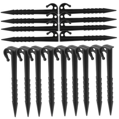 25pcs Heavy Duty Camping Tent Pegs Ground Stakes for Tents Inflatable Garden Posts Versatile Outdoor Supplies for Hiking Lawn Decorations and Landscape Use