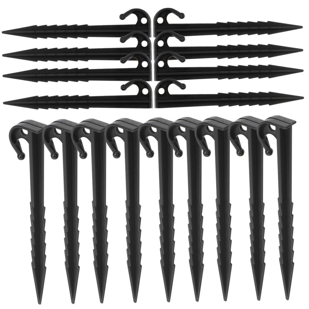 25pcs Heavy Duty Camping Tent Pegs Ground Stakes for Tents Inflatable Garden Posts Versatile Outdoor Supplies for Hiking Lawn Decorations and Landscape Use