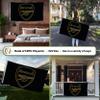 Desert Cactus Arsenal Flag FC Gunners Football Soccer 100% Polyester Indoor Outdoor 3x5 feet Banner (Flag B) view 3