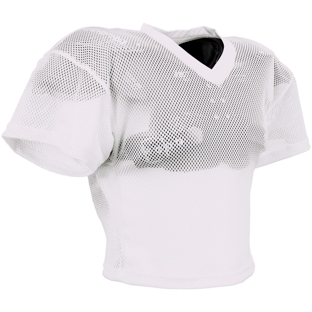 Shuffle Football Practice Jersey, Youth X-Large, White