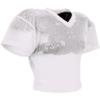 Shuffle Football Practice Jersey, Youth X-Large, White view 1