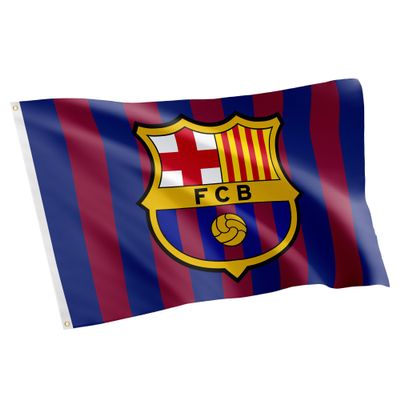 Desert Cactus FC Barcelona Flag Bara Barca Football Futbol Soccer 100% Polyester Indoor Outdoor 3x5 feet Baner (Flag D)