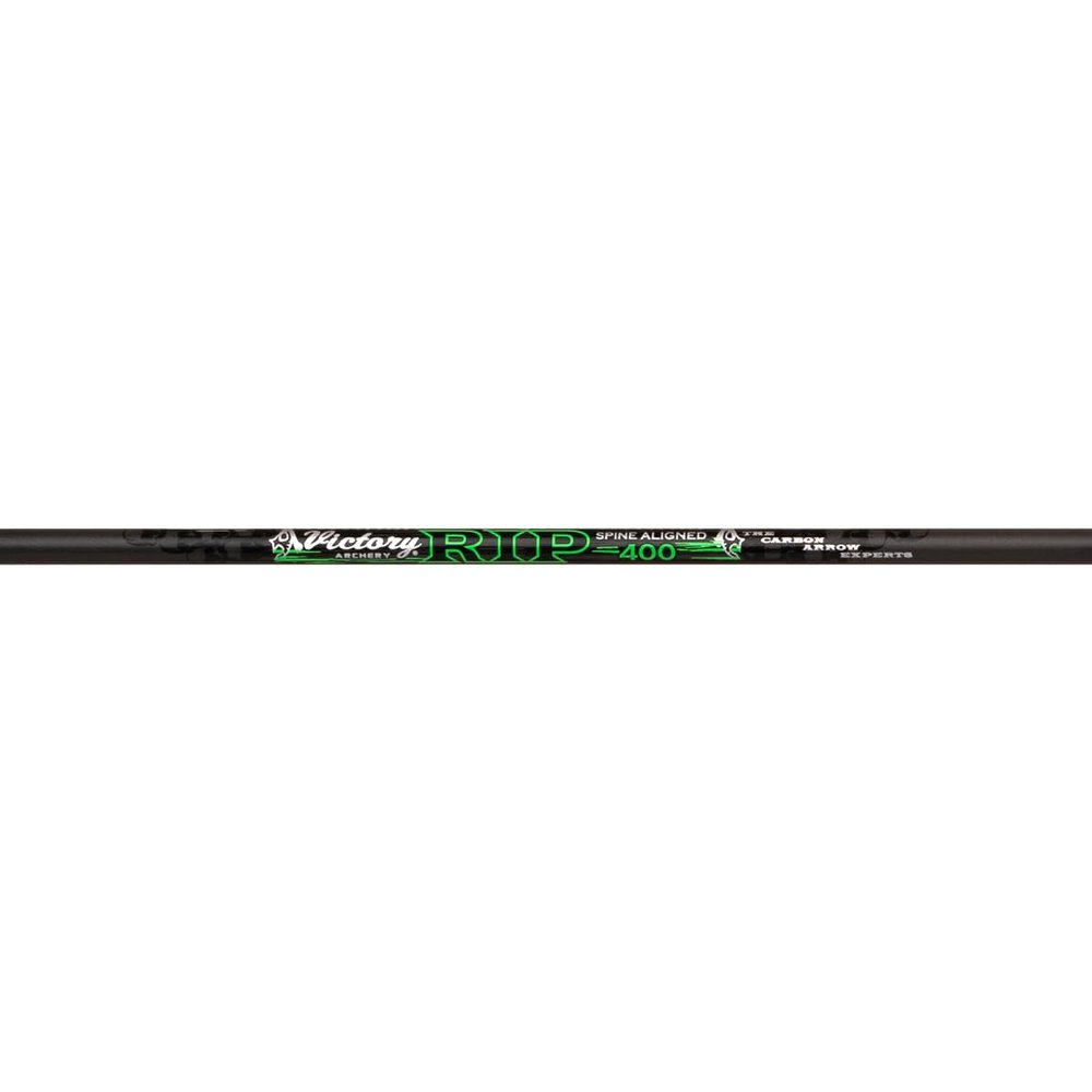 Victory Archery RIP 0.204" Small Diameter Hunting Arrow (Spine: 400, 12 Pack Shafts, Straightness  0.003 - Gamer - Green)