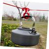 INOOMP 4Pcs Aluminum Alloy Guyline Cord Adjuster for Camping Tent Outdoor Activities Compact Rope Hanger Hook for Easy Tension Control and Secure Fixing Red view 2