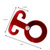 INOOMP 4Pcs Aluminum Alloy Guyline Cord Adjuster for Camping Tent Outdoor Activities Compact Rope Hanger Hook for Easy Tension Control and Secure Fixing Red view 4