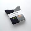 Calvin Klein Boys Crew Socks - 6 Pack Soft Stretch Performance Cushioned Comfort Mid Calf Athletic Socks for Boys, Size Medium, Navy/Grey/White view 2
