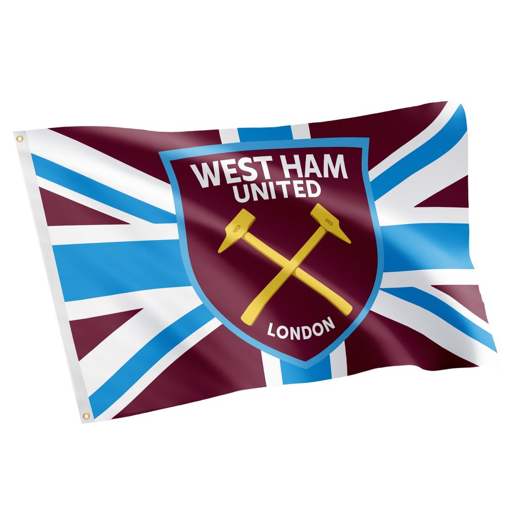 Desert Cactus West Ham United Flag Hammers Football Soccer 100% Polyester Indoor Outdoor 3x5 feet Banner (Flag E)