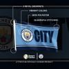 Desert Cactus Manchester City Flag Man City MCFC Football Soccer 100% Polyester Indoor Outdoor 3x5 feet Banner (Flag C) view 4