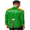 Rswnyirn Men's 60's Rock Band Halloween Sergeant Costume Musician Jacket Coat Hippie Fancy Dress Green X-Large view 2