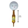 Putt Light Beer Bottle Golf Tee - Unbreakable and Recyclable Plastic Tee 6 Pack - Golf Gift for Men - Bachelor Party (Twisted Tee) view 3