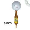 Putt Light Beer Bottle Golf Tee - Unbreakable and Recyclable Plastic Tee 6 Pack - Golf Gift for Men - Bachelor Party (Twisted Tee) view 4