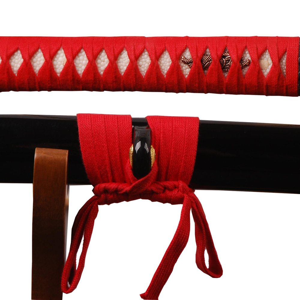 4.4 Yard Cotton Ito Tsukamaki Sageo Handle Wrapping Cord Scabbard Rope for Japanese Sword Katana Wakizashi Tanto