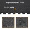 Mat Block APM36001BK Torin Interlocking Foam Exercise Floor Mats: 144 SQ FT, 1/2 inch, 36 Tiles, EVA Gym Mat Flooring, Exercise Equipment Mat for Home Gym Equipment, Black view 4