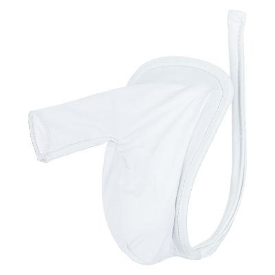 Rswnyirn Men's Sheer Mesh Enhancing Bulge Pouch C-String Panties Invisible Bikini Thong Briefs White One Size