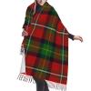 LMNSWDA Boyd Tartan Women's Fashion Cashmere Feel with Tassel Large scarf warm party shawl Wraps view 1
