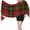 LMNSWDA Boyd Tartan Women's Fashion Cashmere Feel with Tassel Large scarf warm party shawl Wraps view 3