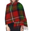 LMNSWDA Boyd Tartan Women's Fashion Cashmere Feel with Tassel Large scarf warm party shawl Wraps view 4