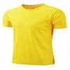 Hansber Kids Boys Quick Dry Short Sleeve Sports T-Shirts Athletic Workout Running Tee Shirt Activewear Yellow 12-13 view 1