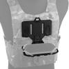 AOTUMUT Tactical Vest Phone Holder,Foldable Chest Phone Board Plate Carrier Navigation Board Molle Mount for Screen Size 4.7-6.7IN view 2