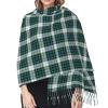 LMNSWDA Campbell Clan Dress Tartan Scottish Plaid Pattern Women's Fashion Cashmere Feel with Tassel Large scarf warm party shawl Wraps view 4
