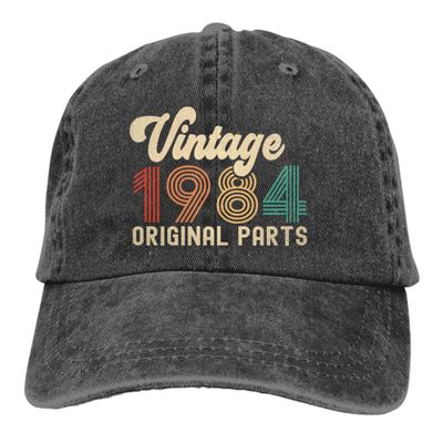 42th Birthday Gifts for Men Women, Vintage 1984 Hat Original Parts,42 Years Old Birthday Decorations Baseball Cap, Birthday Gift for Grandfather Him