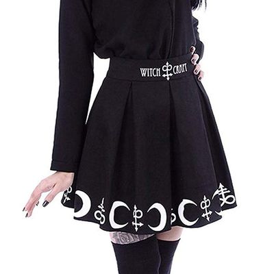 Women's Gothic Steampunk Corset Skirts Victorian Lolita Irregular Hem y2k Skirt Vintage Victorian Grunge Eyelet Skirt