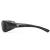 7 EYE by Panoptx BORA Wind Blocking Padded Foam Photochromic Sunglasses 100% UVA + UVB, Perfect for Motorcycle Riding, Dry Eyes, Charcoal Frame-Clear to Dark Gray Lenses view 2