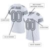 Custom Football Jersey Personalized Team Name Number Practice Jerseys Customized Football Shirt for Men Youth Women White,Silver,Black view 2