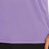 Men's Ice Silk Long Sleeve Shirts Quick Drying Breathable Undershirt Round Neck Sun Protection T-Shirt (Purple1,Small) view 4