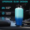 40oz Metal Water-Bottle with Straw - Fits Cup Holder, Insulated Water Bottles with Carrier Strap Bag & Boot, 40 oz Cup for Women & Men view 2