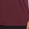 Men's Ice Silk Long Sleeve Shirts Quick Drying Breathable Undershirt Round Neck Sun Protection T-Shirt (Wine Red2,Medium) view 4