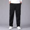 2023 Cargo Pants for Men Cargo Pants for Men Big and Tall Lounge Joggers Athletic Trousers Casual Loose Straight Sweatpants Multi Pockets Football Pants Sweatpants for Men Black M view 2
