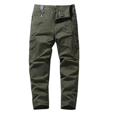 2023 Cargo Pants for Men Cargo Pants for Men Slim Fit Stretch Casual Multi-Pocket Straight Sweatpants Loose Joggers Athletic Pants Outdoor Baggy Pants Sweatpants for Men Army Green 4X